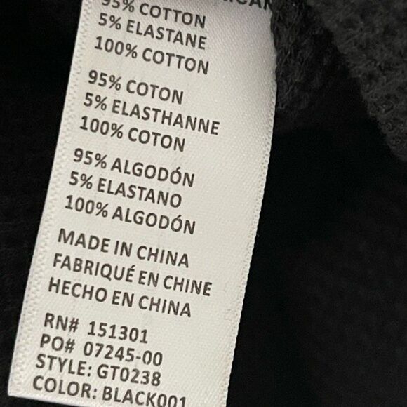 Good American NWT Waffle Thermal Crop Size 5 (2XL) Long Sleeve Tee - Picture 13 of 15